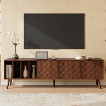Load image into Gallery viewer, TV Stand With 5 Legs, Media Console Table For Tvs Up To 75" - Walnut
