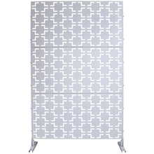 Load image into Gallery viewer, Outdoor &amp; Indoor Metal Privacy Freestanding Decorative Screen
