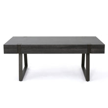 Load image into Gallery viewer, Abitha - Coffee Table With Industrial Powder Coated Metal Legs
