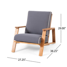 Load image into Gallery viewer, Patio Lounge Chair, Outdoor Club Chair

