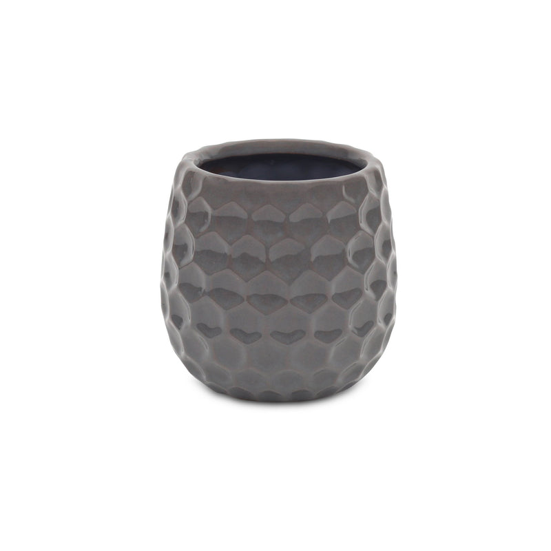 Round Pot Planter (487397) - Gray