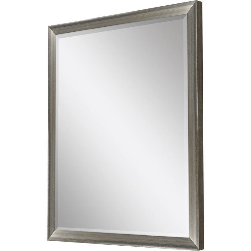 44" Framed Accent Mirror - White
