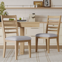 Load image into Gallery viewer, Upholstered Armless Chairs With High Ladder Back
