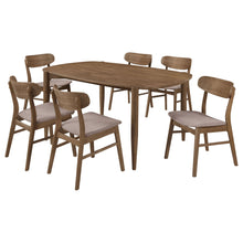 Load image into Gallery viewer, Whisten - Dining Set With Rounded Tabletop And Upholstered Chairs
