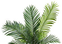 Load image into Gallery viewer, 47" Tall, Artificial Plant, Palm Tree, Indoor, Faux, Fake, Floor, Greenery, Potted, Real Touch, Decorative - Green / Black
