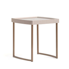 Load image into Gallery viewer, Lisbon - Side Table - Silken Cream / Bronze
