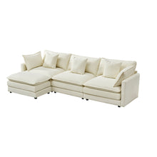Load image into Gallery viewer, Modular Ottoman Style Deep Seat Sofa With Cushions
