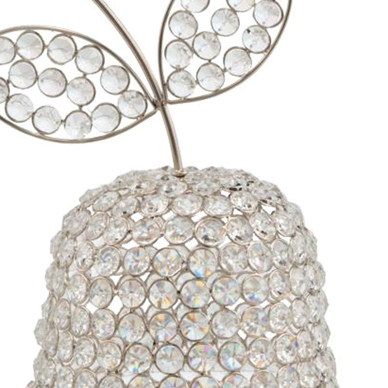 Decorative Pear Tabletop Sculpture - Silver