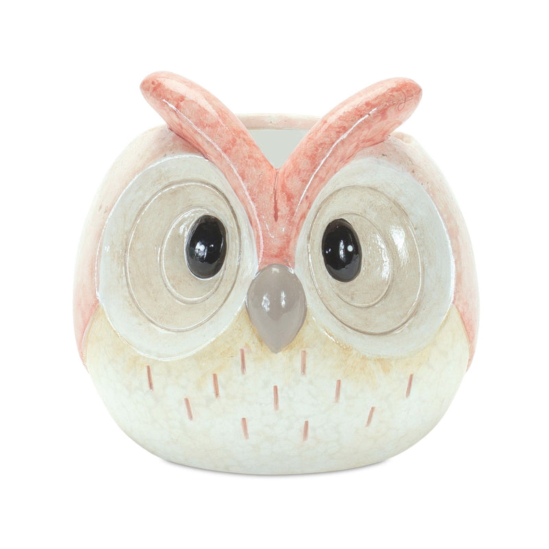 Owl Figurine (Set of 3) - Blue / Gray