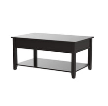 Load image into Gallery viewer, Manufactured Wood Lift Top Coffee Table With Storage - Black
