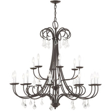 Load image into Gallery viewer, Multi Light Dimmable Chandelier With Shades - Bronze
