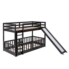 Load image into Gallery viewer, Bunk Bed With Convertible Ladder And Slide
