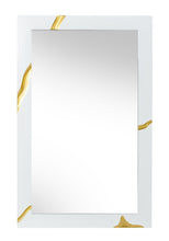 Load image into Gallery viewer, 35" Framed Accent Mirror - Gold / White
