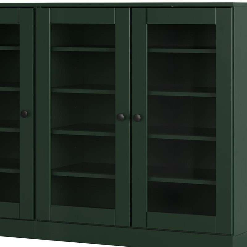 Solid Woodshoe Storage Cabinet (756024) - Green