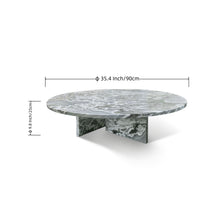 Load image into Gallery viewer, Luxury Coffee Table With Unique Veining, Unique Stone Design
