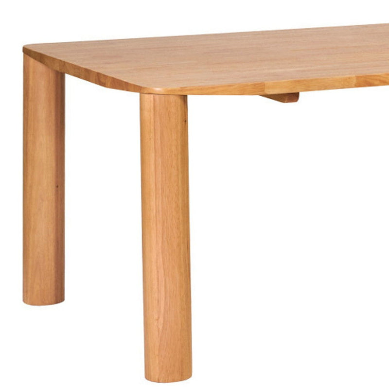 79" Solid Wood Dining Table - Natural