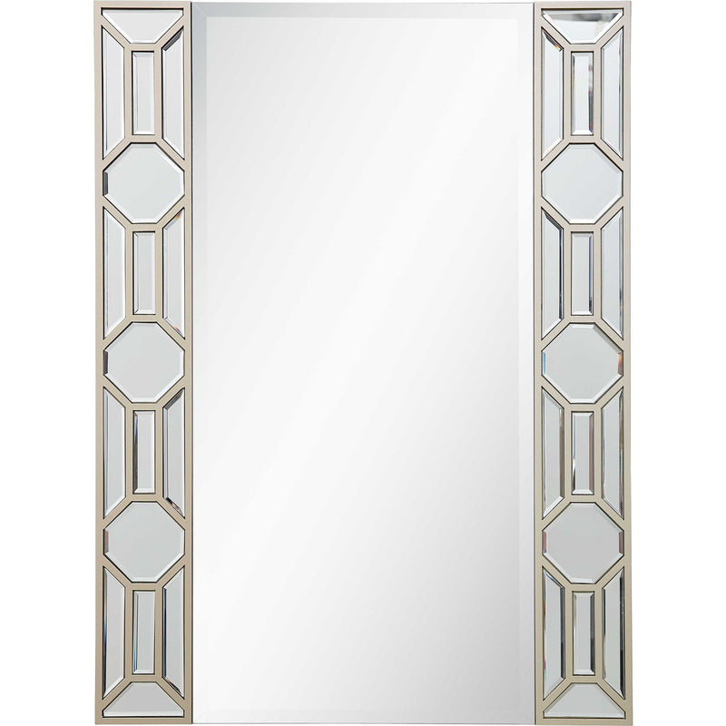 35" Accent Framed Mirror - Champagne