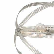 Load image into Gallery viewer, Kitchen Island Six Light Metal Dimmable Chandelier - Silver
