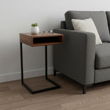 Load image into Gallery viewer, Solid Wood Square End Table - Gold And Natural

