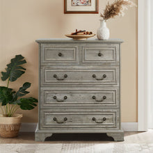 Load image into Gallery viewer, Modern 5 Drawer Dresser For Bedroom, Ample Storage Wide Chest Of Drawers
