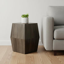 Load image into Gallery viewer, Solid Wood End Table - Gray
