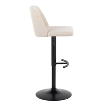 Load image into Gallery viewer, Toriano - Contemporary Adjustable Bar Stool With Rounded T Footrest (Set of 2)

