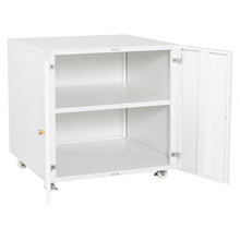 Load image into Gallery viewer, Office Furniture Copier Cabinet 2 Door Steel Copier Stand Mobile Pedestal File Printer Stand
