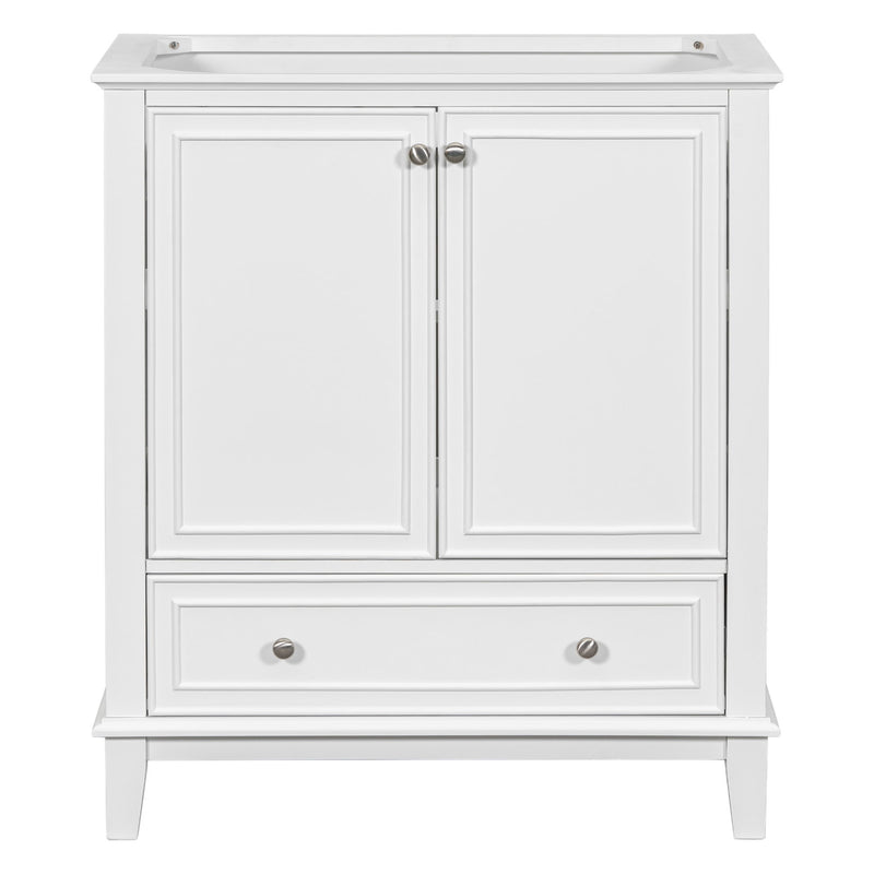 Modern Bathroom Vanity Base Only With Doors And Drawer
