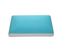 Load image into Gallery viewer, Cool Gel Memory Foam Queen Bed Pillow - Blue

