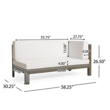 Load image into Gallery viewer, Brava - X Back Corner Bench
