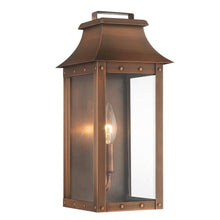 Load image into Gallery viewer, Manchester 1-Light Patina Pocket Wall Light - Cooper
