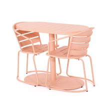 Load image into Gallery viewer, 3 Piece Elegant Outdoor Bistro Set With 2 Chairs And Oval Table
