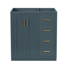 Load image into Gallery viewer, Retro Style Bathroom Vanity With 3 Drawers &amp; Soft-Closing Doors
