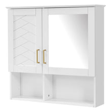 Load image into Gallery viewer, 2 In 1 Wall-Mounted Mirror Cabinet With Adjustable Shelves, Soft-Close Doors, High-Definition Mirror &amp; Storage
