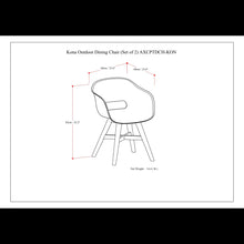 Load image into Gallery viewer, Kona - Outdoor Dining Chair In Plastic (Set of 2)

