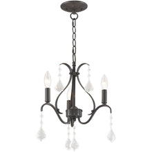 Load image into Gallery viewer, Three-Light Dimmable Chandelier With Shades - Bronze
