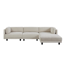 Load image into Gallery viewer, U_STYLE Upholstery Convertible Sectional Sofa, L Shaped Couch with Reversible Chaise
