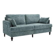 Load image into Gallery viewer, Chenille 2 Seater Sofa With LED Light, USB Charging Port, And Storage Bag
