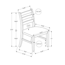 Load image into Gallery viewer, Dining Chair, Dining Room, Side, Upholstered, Transitional (Set of 2) - Black
