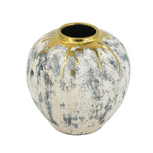 Load image into Gallery viewer, Modern Abstract Table Vase (574217) - Gray / Gray / Ivory
