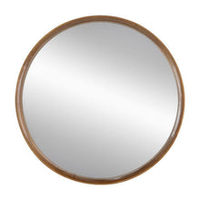 Load image into Gallery viewer, 32" Round Framed Accent Mirror - Brown
