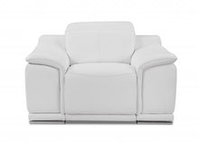 Load image into Gallery viewer, Mod Winter Italian Leather Recliner Chair - White

