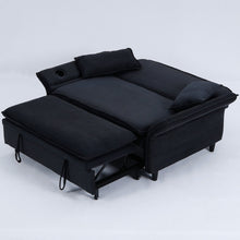 Load image into Gallery viewer, Modern Fabric Multi-Functional Sofa Bed With Adjustable Armrests And Backrests
