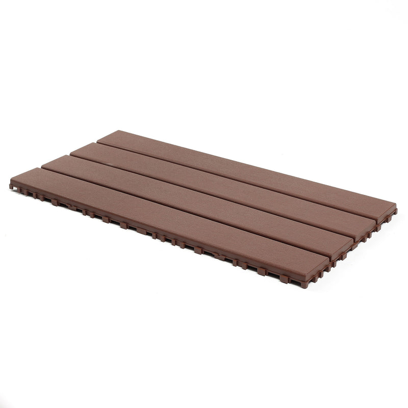 22 Piece Interlocking Outdoor Deck Tiles