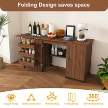 Load image into Gallery viewer, Foldable Sewing Table With Locking Casters
