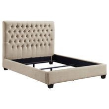 Load image into Gallery viewer, Saintes - Tufted Upholstered Wingback Bed
