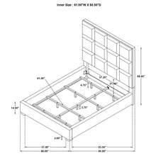 Load image into Gallery viewer, Frances - Panel Bed
