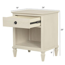Load image into Gallery viewer, Victoria - Nightstand With Open Storage
