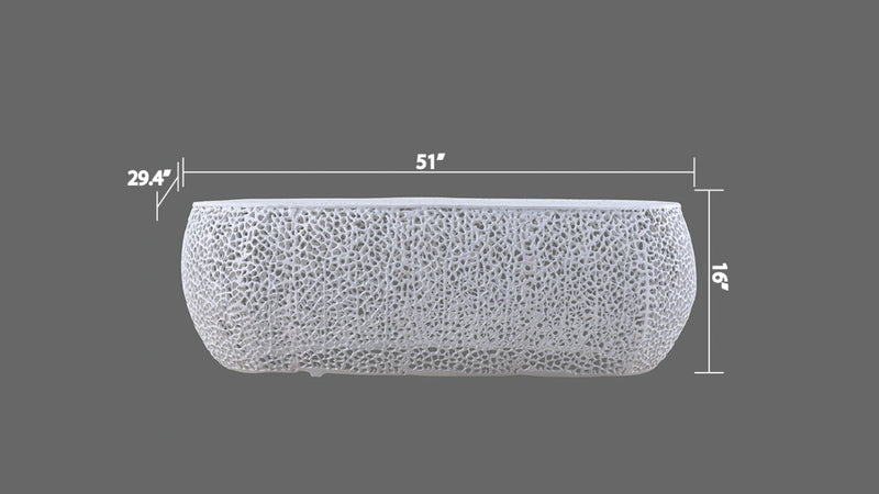 T3601 - Oval Coffee Table