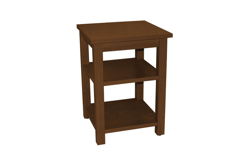 28" Casual Solid Wood Nightstand - Brown